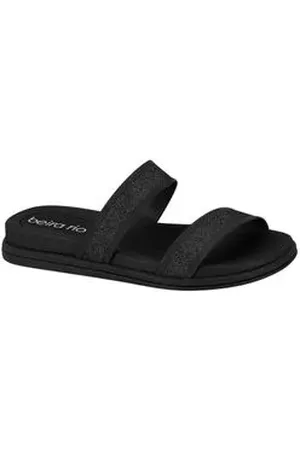 BEIRA RIO Tamanco Feminino Papete Preto Preto