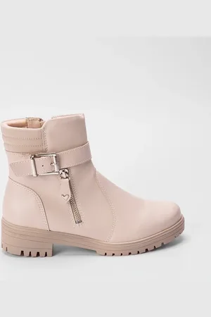 MISSISSIPI Bota Coturno Detalhe Acolchoado Fivela