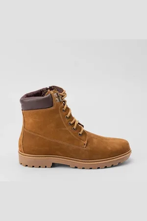 BOW RIVER Bota Coturno Masculino Nobuck Detalhe Ilhós