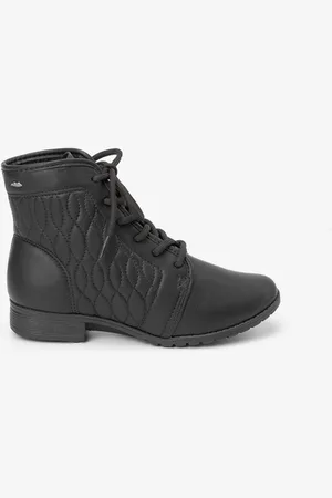 Dakota Bota Coturno Pespontos Estilizado