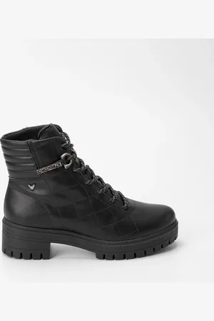 MISSISSIPI Bota Coturno Detalhe Ilhós Strass