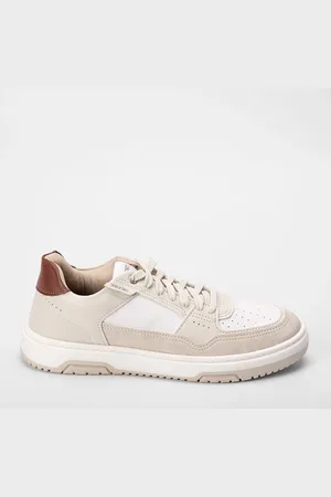 MAC & JAC Tênis Masculino Casual Recortes Napa & Nobuck