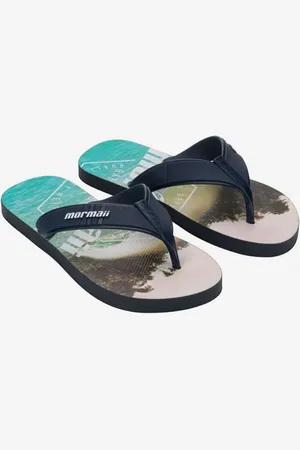 Mormaii Chinelo Tropical Graphi Azul &