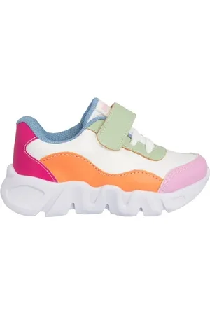 GABRIELINHA Tênis Infantil Casual Chunky Tira Contato Recortes Color