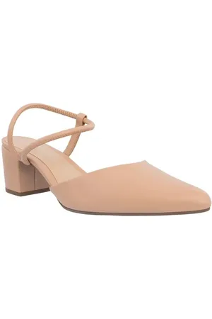 Penelope Scarpin Slingback Penélope Salto Grosso Elástico