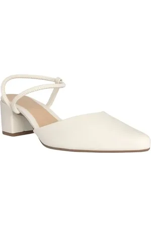 Penelope Scarpin Slingback Penélope Salto Grosso Elástico