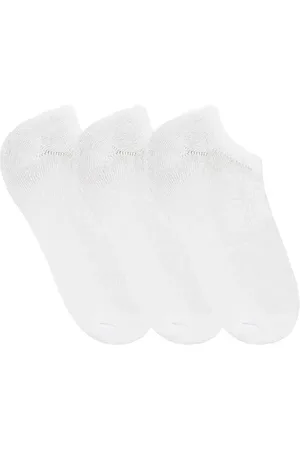 STZ Kit Meia Invisível 3 Pares 39-43 Atoalhada Branco