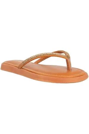 Penelope Rasteira Penélope Flat Detalhe Tiras Strass