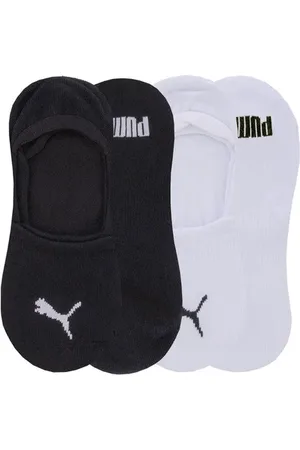PUMA Kit Meia Invisível 2 Pares 34-38 Branco e Preto