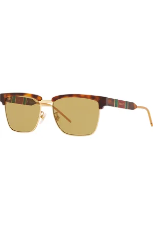 Gucci Unisex Sunglass GG0603S - Frame color: , Lens color: Amarelo