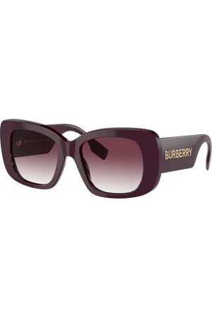 Burberry Unisex Sunglass BE4410 - Frame color: , Lens color: Marrom-escuro degradê Rosa