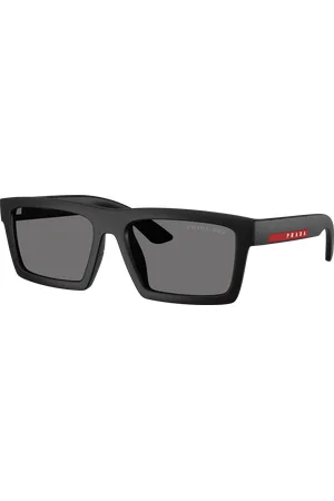 Prada Unisex Sunglass PS A07S - Frame color: , Lens color: Cinza-escuro polarizado