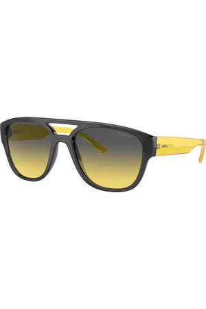 Arnette Unisex Sunglass AN4327 Mew2 - Frame color: , Lens color: Yellow/Dark Grey