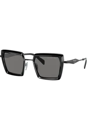 Prada Unisex Sunglass PR 55ZS - Frame color: , Lens color: Cinza-escuro polarizado