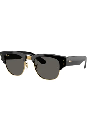 Ray-Ban Unisex Sunglass RB0316S Mega Clubmaster Blacked Out Collection - Frame color: , Lens color: Ultra Preto