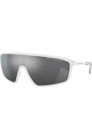 Armani Exchange Unisex Sunglass AX4119S - Frame color: , Lens color: Cinza espelhado prata