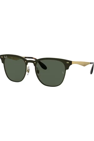Ray-Ban Unisex Sunglass RB3576N Blaze Clubmaster - Frame color: , Lens color: Verde-escuro