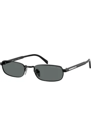 Prada Unisex Sunglass PR B54S - Frame color: , Lens color: Cinza-escuro polarizado
