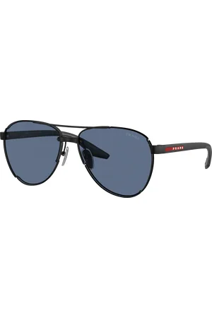 Prada Unisex Sunglass PS 51YS - Frame color: , Lens color: Azul-escuro
