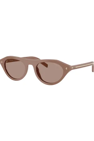 Prada Unisex Sunglass PR B15S - Frame color: , Lens color: Marrom