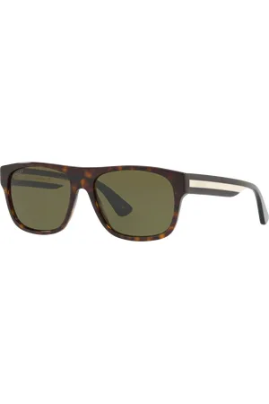 Gucci Unisex Sunglass GG0341S - Frame color: , Lens color: Cinza polarizado