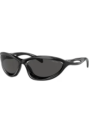 Prada Unisex Sunglass PR A23S - Frame color: , Lens color: Cinza-escuro