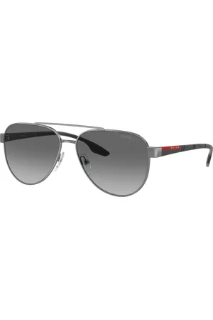 Prada Unisex Sunglass PS 54TS Lifestyle - Frame color: , Lens color: Cinza polarizado
