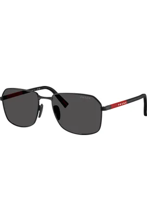 Prada Unisex Sunglass PS A51S - Frame color: , Lens color: Cinza-escuro