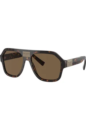 Dolce & Gabbana Unisex Sunglass DG4433 - Frame color: , Lens color: Marrom-escuro