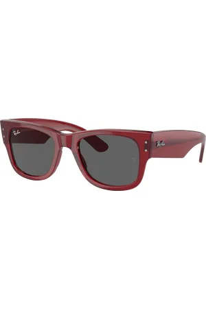 Ray-Ban Unisex Sunglass RB0840S Mega Wayfarer Bio-Based - Frame color: , Lens color: Cinza-escuro