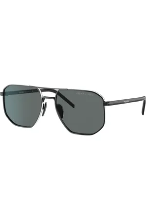 Prada Unisex Sunglass PR 59YS - Frame color: , Lens color: Cinza-escuro polarizado
