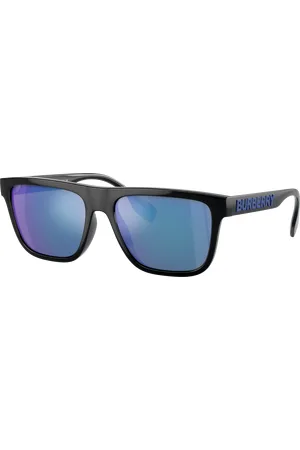 Burberry Unisex Sunglass BE4402U - Frame color: , Lens color: Azul espelhado Verde-claro