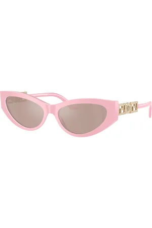 VERSACE Unisex Sunglass VE4470B - Frame color: , Lens color: Rosa claro prateado espelhado