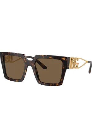 Dolce & Gabbana Unisex Sunglass DG4446B - Frame color: , Lens color: Marrom-escuro