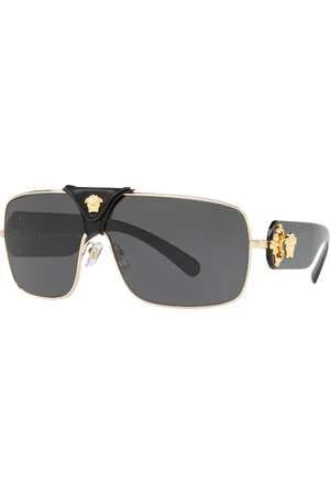 VERSACE Unisex Sunglass VE2207Q - Frame color: , Lens color: Cinza-escuro