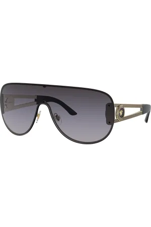 VERSACE Unisex Sunglass VE2166 - Frame color: , Lens color: Azul-escuro degradê Cinza-claro