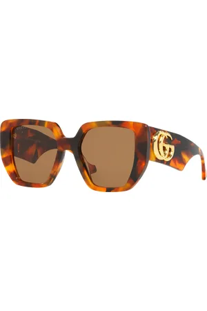 Gucci Unisex Sunglass GG0956S - Frame color: , Lens color: Marrom