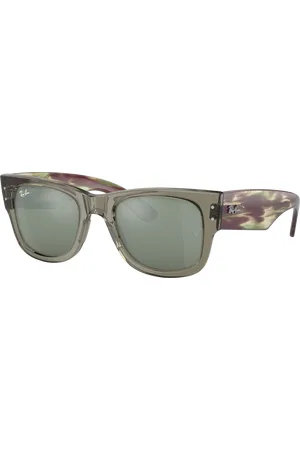 Ray-Ban Unisex Sunglass RB0840S Mega Wayfarer - Frame color: , Lens color: Prata