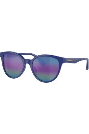 VERSACE Unisex Sunglass VK4427U Kids - Frame color: , Lens color: Arco-íris espelhado Marrom-escuro