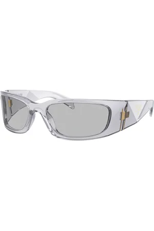 Prada Unisex Sunglass PR A14S - Frame color: , Lens color: Cinza-escuro