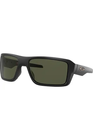 Oakley Unisex Sunglass OO9380 Double Edge - Frame color: , Lens color: Cinza-escuro