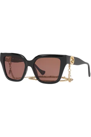Gucci Unisex Sunglass GG1023S - Frame color: , Lens color: Marrom