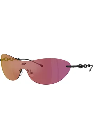Diesel Unisex Sunglass DL1006 - Frame color: , Lens color: Violeta-escuro espelhado vermelho