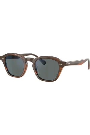 Oliver Peoples Unisex Sunglass OV5580SU Eyles - Frame color: , Lens color: Polarizadas com degradê cor areia