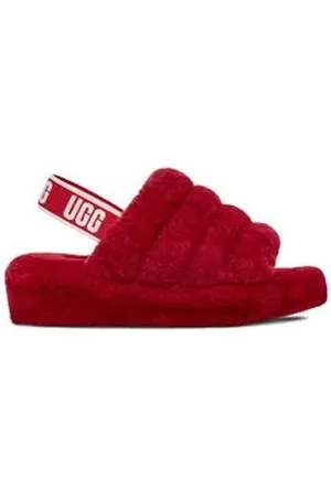 UGG Sandália Fluff Yeah Slide Vermelho