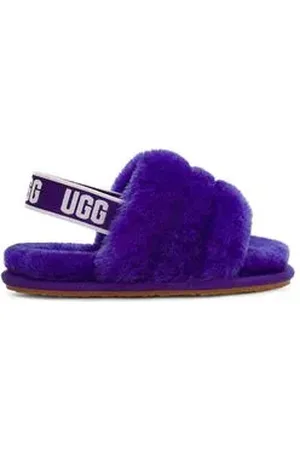 UGG Sandália Fluff Yeah Slide Infantil Roxo
