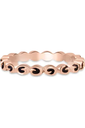 Life Anel Círculos em Liga Rosé com Banho de Ouro Rosé 18k