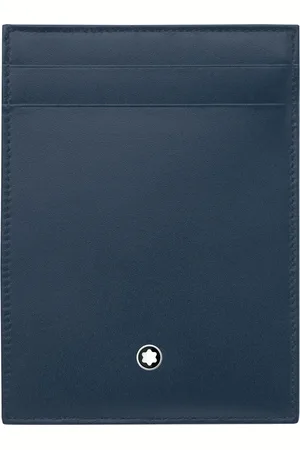 Vivara Porta-Cartões Montblanc Meisterstück Masculino Couro Azul - 118311