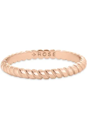 Life Anel Textura em Liga Rosé com Banho de Ouro Rosé 18k