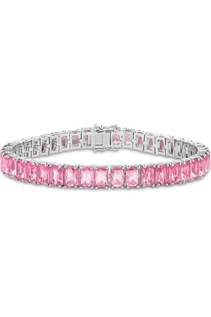 Life Pulseira Royal em Prata 925 com Pedras Rosas
